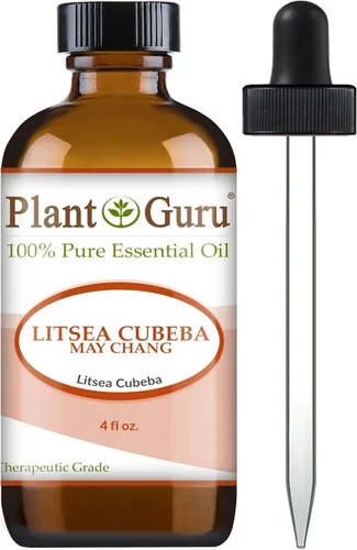 Vista 3 de Aceite Esencial Litsea Cubeba (May Chang) 0.2 fl oz. 100% puro sin diluir grado terapéutico.