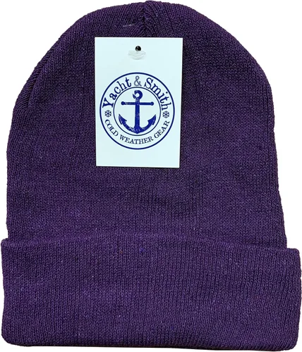 Vista 4 de Yacht & Smith Paquete de 144 gorros térmicos elásticos a granel, gorros de invierno unisex