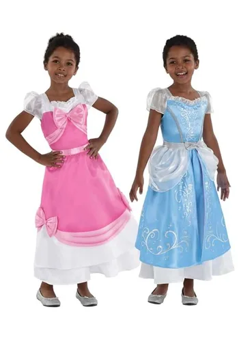 Vista 2 de Disfraz reversible de Cenicienta para niña Multicolor