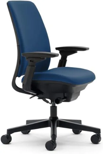 Vista 3 de Steelcase - Silla de oficina Amia, la más cómoda sentada, tela negra Buzz2 Negro