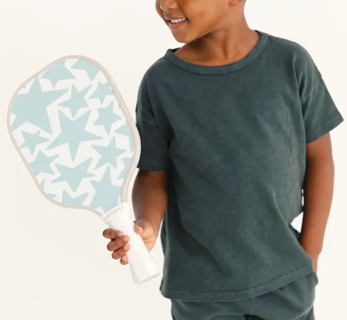 Vista 5 de Paleta de pickleball juvenil – Paleta de tamaño infantil para niños de 12 años en adelante, paleta de pickleball pequeña y ligera para niños