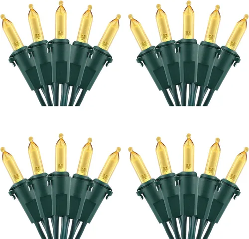 Vista 24 de Brizled Luces de Navidad, 33 pies, 100 LED Conectables de Extremo a Extremo, Mini Luces de Cadena de Navidad, 120V Certificadas UL, Blanco Frío, Luz