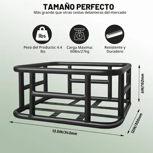 Vista 3 de RAYMACE Cesta trasera para bicicleta con red de carga y forro Cesta grande para bicicleta, montaje perfecto para bicicleta eléctrica Large Bicycle