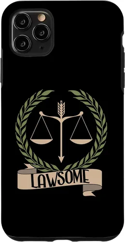 Vista 13 de Lawsome Scales Of Justice Lawyer Law Student Case for iPhone 16