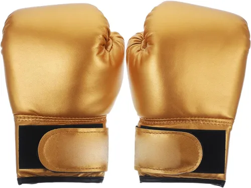 Vista 10 de Garneck Guantes de boxeo para niños, guantes de entrenamiento, guantes de entrenamiento Junior Punch PU cuero relleno de esponja para niños pequeños