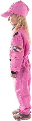 Vista 2 de Kid 's naranja Junior para disfraz de astronauta