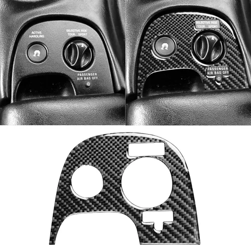 Vista 11 de NVCNX Real Premium - Cubierta de fibra de carbono para puerta de automóvil, pilar A, salida de aire, cubierta interior compatible con Chevrolet