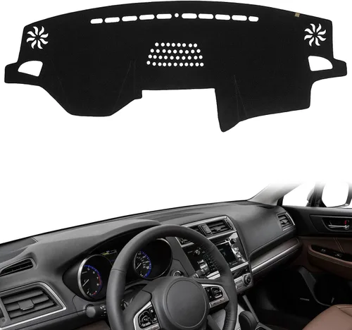 Vista 24 de AUQDD Alfombrilla de Cubierta del Tablero Compatible con La-nd Rover LR3 2005 2006 2007 2008 2009 /2010-2016 LR4, 2006-2009 Range Rover
