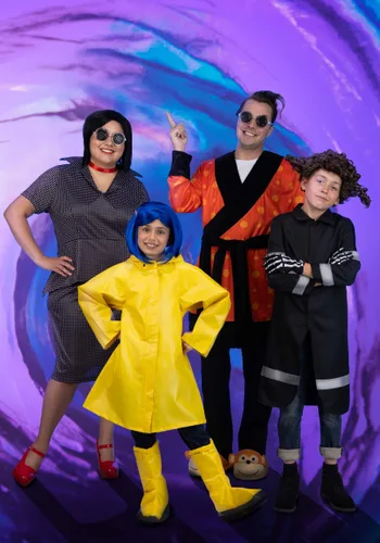 Vista 2 de Disfraz de Wybie para Hombre de Coraline Multicolor
