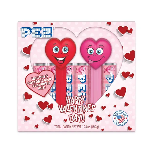 Vista 3 de PEZ Paquete doble de corazones de San Valentín