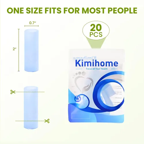 Vista 7 de Kimihome 20 unidades de fundas de dedo de gel con protector - Fundas de dedos de silicona con extracto de aloe vera - Fundas de dedo de gel