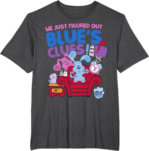 Vista 16 de Blue's Clues & You Group Shot Just Figured Out Blue's Clues Camiseta Negro