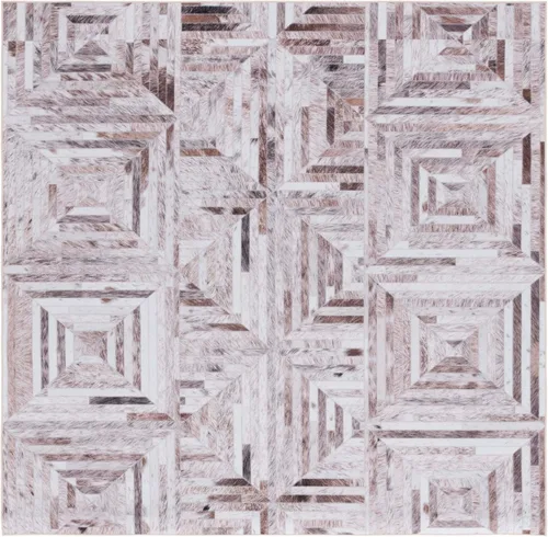 Vista 9 de SAFAVIEH Colección de alfombras lavables de piel sintética, alfombra de pasillo de 2 pies 6 pulgadas x 8 pies, beige y marrón, antideslizante