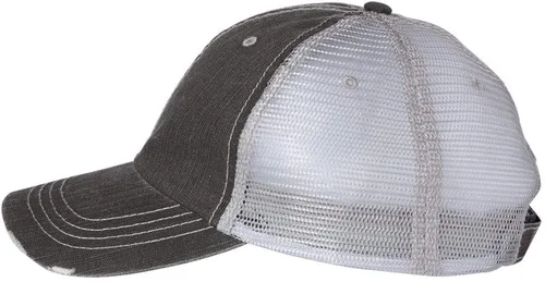 Vista 3 de Trenz Shirt Company Gorra de béisbol bordada con diseño de perro y mamá