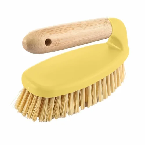Vista 2 de Cepillo de Limpieza DKD Home Decor Natural Bambú PE