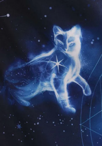 Vista 6 de Fun Costumes Harry Potter Patronus - Suéter feo para adultos, suéter corporeal de hechizo de animales
