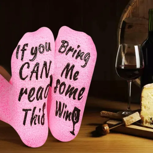 Vista 8 de Funny Fall Fuzzy Socks in Cupcake Packaging Crazy If You Can Read This Comfy Socks Christmas Gifts for Her