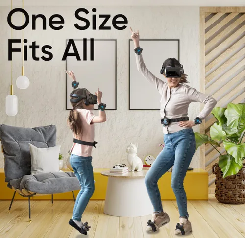 Vista 4 de Skywin VR Tracker Belt & VR Tracker Straps for HTC Vive System, 2 Pack Adjustable Belt and Hand Straps for VR Full Body Tracking