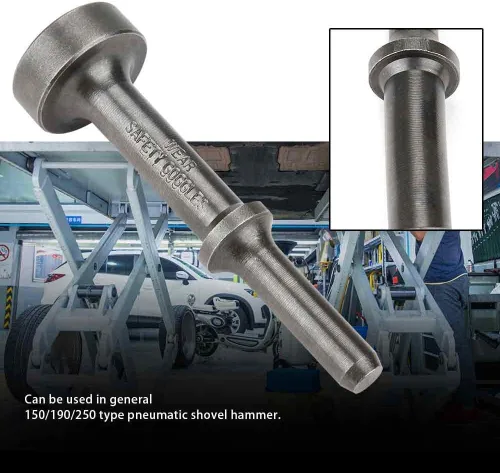 Vista 3 de Broca neumática de martillo neumático de acero cromado moly de longitud extendida para industria automotriz y de chapa (3.937 in)