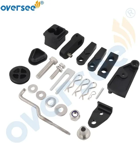 Vista 3 de OVERSEE 66M-48501-00 Kit de control remoto para Yamaha fuera de borda F9.9 F15 Parsun Hidea SeaPro HDX F15 F20