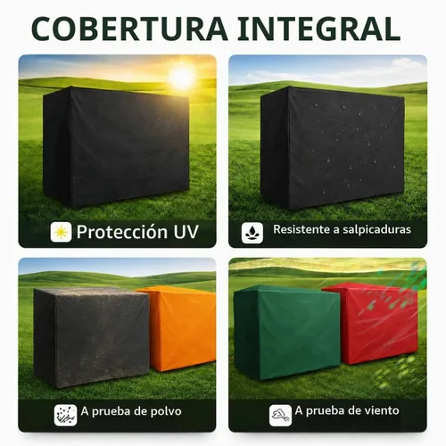 Vista 3 de Cubierta de protección contra el polvo para equipos de ajuste personalizado hecha a medida con texto o logotipo personalizado para muebles y equipos