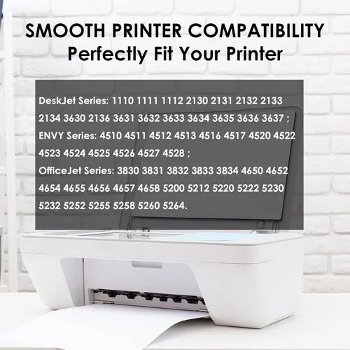 Vista 2 de USUPERINK Cartucho de tinta remanufacturado 63 de alto rendimiento de repuesto para impresora HP 63XL 63 XL F6U63A compatible con impresora DeskJet