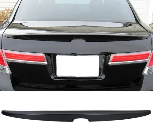 Vista 16 de IKON MOTORSPORTS Alerón de maletero compatible con Honda Accord Sedan 2008-2012 de 4 puertas, estilo de fábrica pintado #B552P Bali Blue Pearl ABS