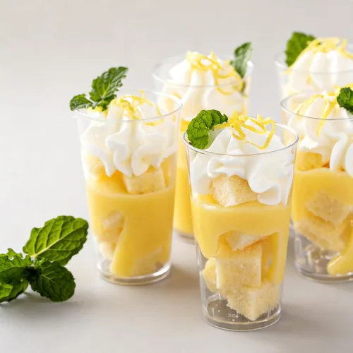 Vista 5 de Zezzxu Mini tazas de postre de 3 onzas con tapas y cucharas, paquete de 50 vasos de plástico transparente para postres pequeños vasos de chupito