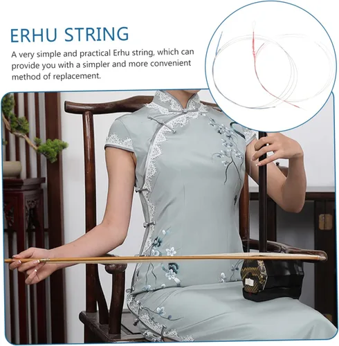 Vista 6 de SUPVOX 6 Sets Erhu Cuerdas Erhu Instrumento Erhu Accesorios Sitar Lute Gitarre Instrumento Erhu Piezas Instrumentos Musicales Instrumento Musical