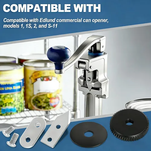 Vista 8 de Kit de cuchillas y engranajes KT1100 compatible con el abrelatas comercial