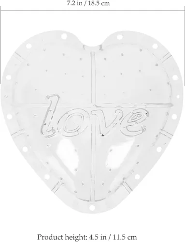 Vista 7 de Forma de fruta de sandía en forma de corazón para hortalizas y frutas de jardín que forman 7.28X7.28X4.52 pulgadas