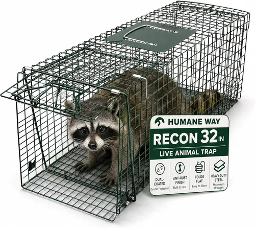 Vista 8 de Humane Way Recon - Trampa para ardillas, 24 pulgadas, jaula para ratas