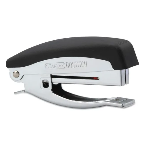 Vista 4 de Bostitch Office Deluxe 42100 - Engrapadora manual de 20 hojas con agujero de anclaje, cromo/negro