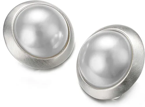 Vista 16 de Yoursfs Clip on Earrings for Women Round Faux Pearl Earrings Clipon 18K Gold Plated Non Pierced Earring Jewelry