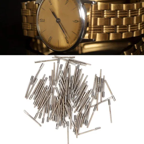 Vista 5 de Accesorios para reloj, barra de extensión, 100 unidades de 0.028in, barra de extensión, barra de pulsera, extensor de tronco, accesorios para reloj