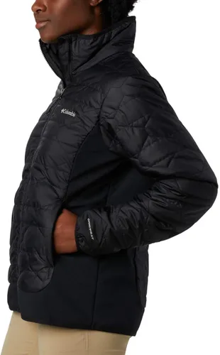 Vista 4 de Columbia Seneca Basin Hybrid - Chaqueta de invierno para mujer, repelente al agua