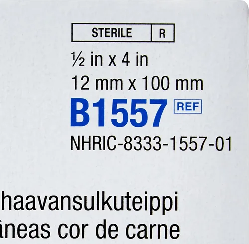 Vista 5 de Steri-Strip Cierre Flexible Skin Strip .5 x 4 Estéril B1557, 50 Ct