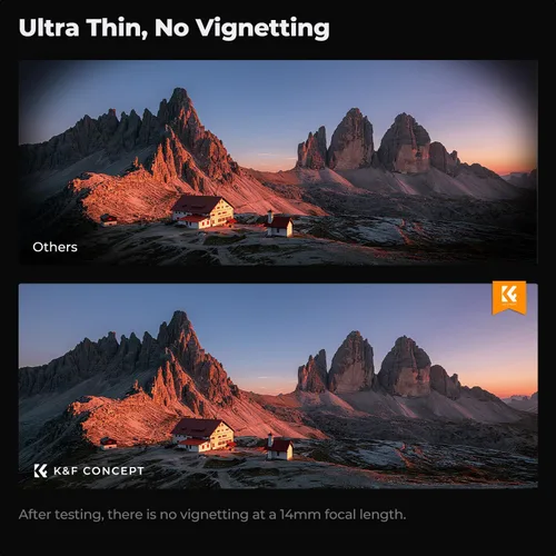 Vista 5 de K&F CONCEPT 37mm Filtro de Protección de Lente MCUV 18 Multi-Capa Filtro de Lente de Cámara PVS-14 Filtro UV de Visión Nocturna Ultra Delgado