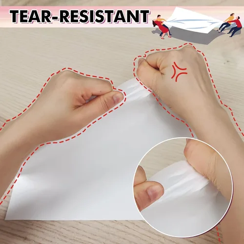 Vista 12 de KOALA PAPER Papel impermeable imprimible para impresora de inyección de tinta, 11 x 17 pulgadas, 30 hojas, papel de impresora de vinilo blanco mate
