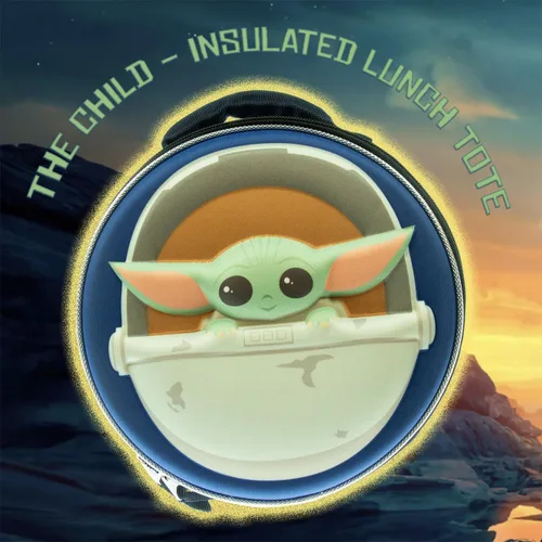 Vista 6 de Star Wars The Mandalorian The Child Baby Yoda - Bolsa de almuerzo moldeada
