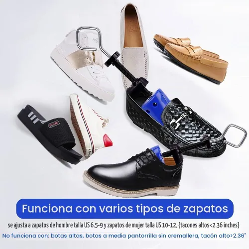 Vista 5 de LANNEY Shoe Stretcher for Women & Men Wide Feet - Premium Shoe Expander Widener Stretch Length Width Azul