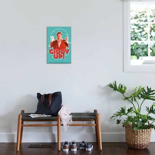 Vista 3 de Trends International Seinfeld - Póster de pared Giddy Up!, 14.72 x 22.37 pulgadas, lienzo estirado