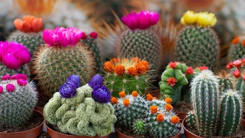 Vista 3 de Mezcla de variedades de cactus de semillas - Perenne para plantar - Sin OMG