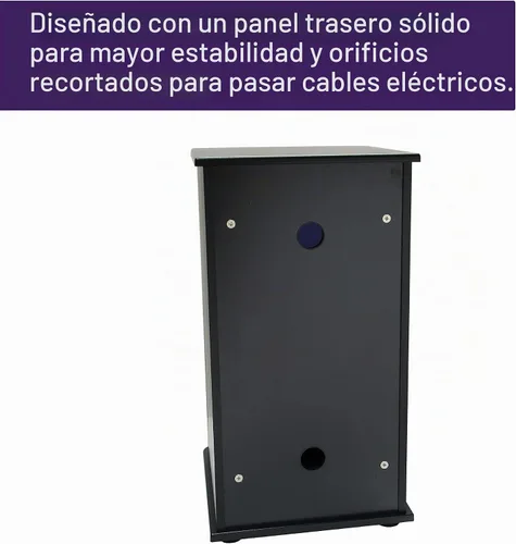 Vista 6 de Coralife BioCube - Soporte de madera para tanque de peces de acuario, tamaño de 16 galones Soporte para acuario, soporte de acuario de 16 galones