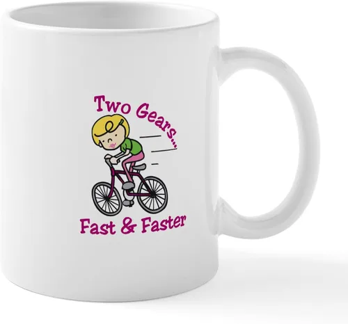 Vista 18 de CafePress Bicycle Bike Riding 11 Oz Ceramic Mug 11 oz (325 ml) Ceramic Coffee Mug