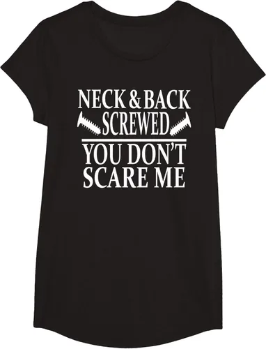 Vista 3 de Camiseta divertida para recuperación de cirugía de columna vertebral y cuello y espalda, Negro