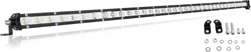 Vista 9 de Willpower 2 unids 5 pulgadas 15 W sola fila LED barra de luz Spot Beam Slim Off Road Luz niebla lámpara de trabajo luces de conducción para 4X4