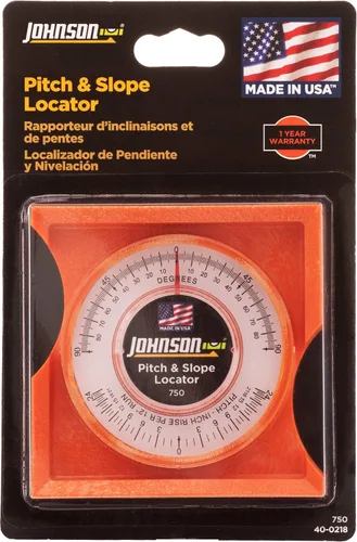 Vista 6 de Johnson Level & Tool 750 Localizador de Inclinación y Pendiente, Naranja, 1 Nivel (Paquete de 3)
