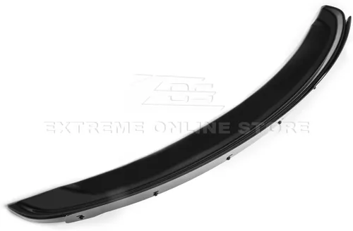 Vista 6 de Para Chevrolet Camaro 2010-2013 EOS ZL1 estilo alerón de ala de tapa trasera de maletero con inserto WickerBill central de aluminio negro