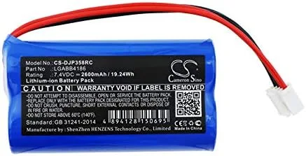 Vista 3 de Batería de repuesto de alto rendimiento de 7.4V para DJI GL358WB Phantom 3 Standard Phantom 3 4K con LGABB4186 RC03012/2600mAh